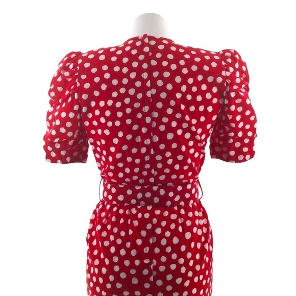 Choon Vintage 1980s red & white polka dot dress - Picture 11 of 16